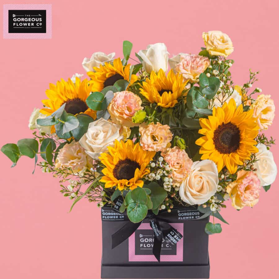 Sunshine Arrangement with Sunflowers