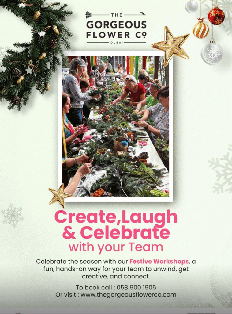 flower workshops in Dubai